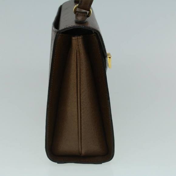 VALENTINO Hand Bag Leather Brown Auth 59910 - Picture 3 of 16